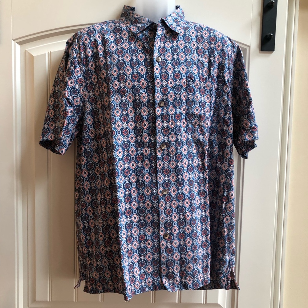 Tommy BAHAMA Button-Down Shirt Silk  XL